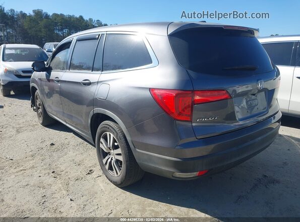 5FNYF5H31HB036791 2017 HONDA PILOT Серый Задняя левая четверть