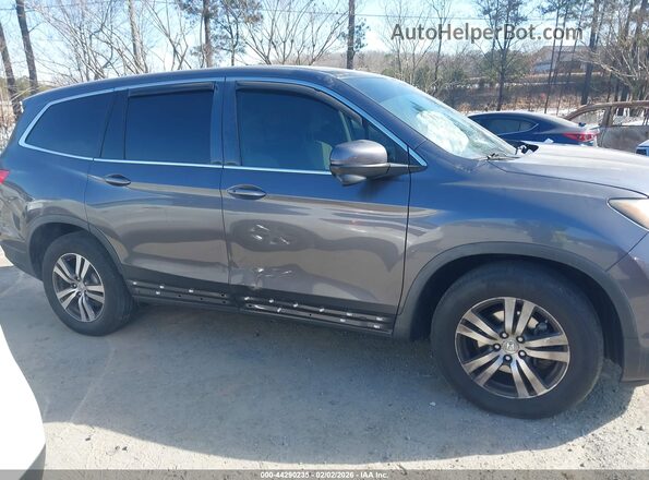 5FNYF5H31HB036791 2017 HONDA PILOT Серый Вид задней части салона