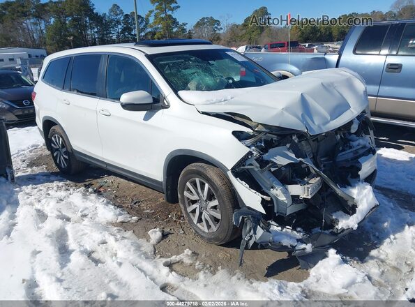 5FNYF5H50MB045509 2021 HONDA PILOT White Передня права чверть