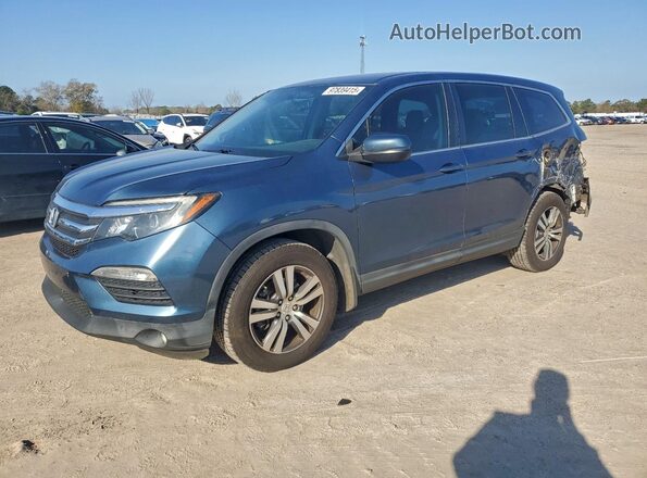 5FNYF5H53HB017953 2017 HONDA PILOT Синий Передняя левая четверть