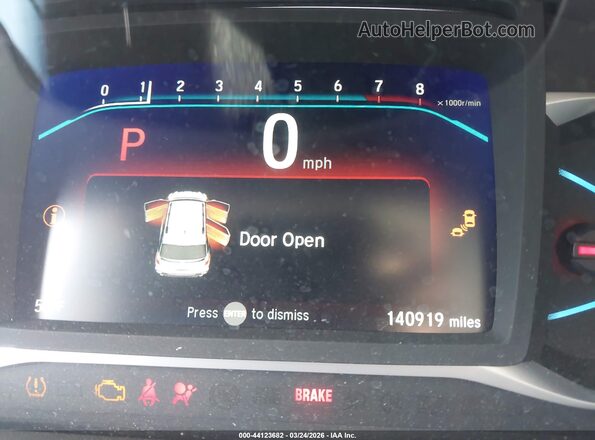 5FNYF5H57LB021898 2020 HONDA PILOT Черный Вид задних сидений