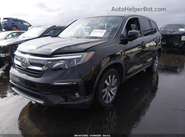 5FNYF5H57LB021898 2020 HONDA PILOT Черный Передняя левая четверть