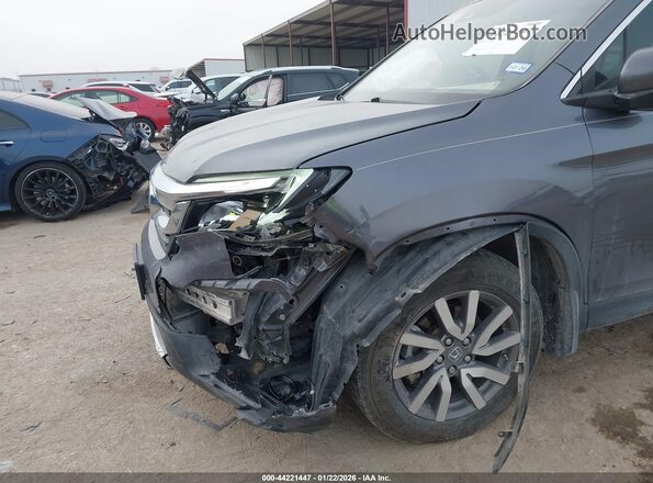 5FNYF5H5XMB044352 2021 HONDA PILOT Серый Вид спереди