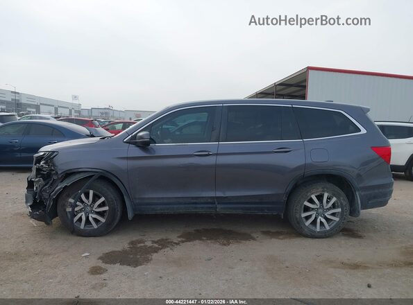 5FNYF5H5XMB044352 2021 HONDA PILOT Серый Панорамный вид салона 360°
