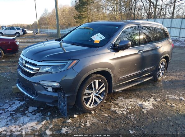 5FNYF5H98HB044827 2017 HONDA PILOT Серый Передняя левая четверть