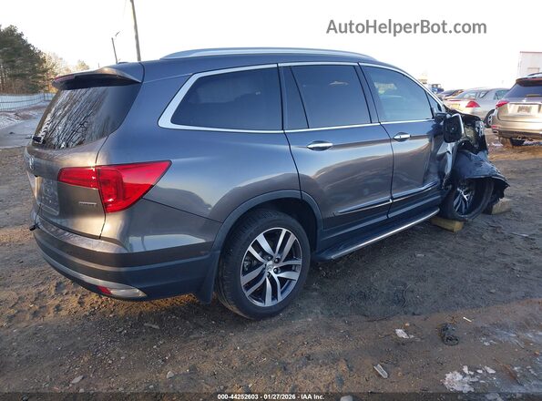 5FNYF5H98HB044827 2017 HONDA PILOT Серый Задняя правая четверть