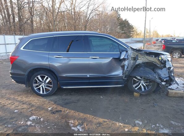 5FNYF5H98HB044827 2017 HONDA PILOT Серый Вид задней части салона