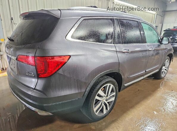 5FNYF6H02JB030791 2018 HONDA PILOT Серый Задняя правая четверть