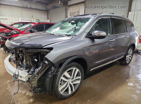 5FNYF6H02JB030791 2018 HONDA PILOT Серый Передняя левая четверть