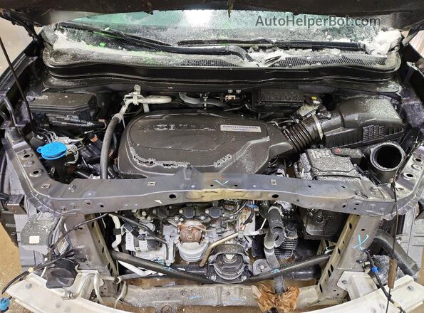 5FNYF6H02JB030791 2018 HONDA PILOT Серый Вид подкапотного пространства