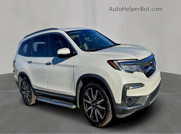 5FNYF6H02NB053784 2022 HONDA PILOT Белый Передняя левая четверть