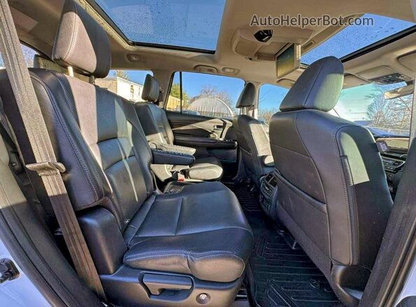 5FNYF6H02NB053784 2022 HONDA PILOT Белый Вид сзади