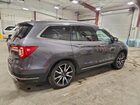 2021 Honda Pilot Elite Серый vin: 5FNYF6H05MB075731