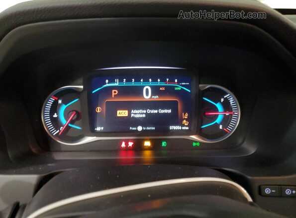 5FNYF6H28NB053077 2022 HONDA PILOT Белый Вид щитка приборов