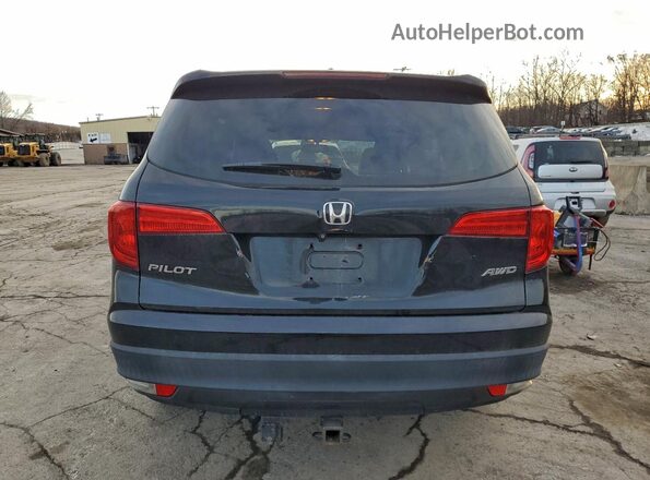 5FNYF6H51JB038764 2018 HONDA PILOT Черный Вид сзади