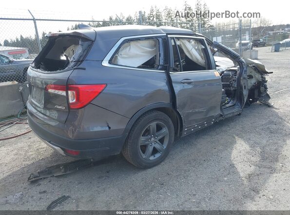5FNYF6H52KB037494 2019 HONDA PILOT Серый Задняя правая четверть