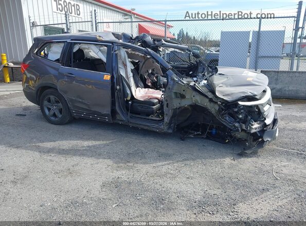 5FNYF6H52KB037494 2019 HONDA PILOT Серый Передняя правая четверть
