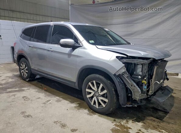 5FNYF6H53KB006805 2019 HONDA PILOT Серый Передняя правая четверть