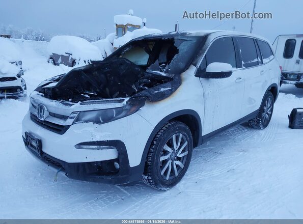 5FNYF6H57MB101256 2021 HONDA PILOT White Przód lewy