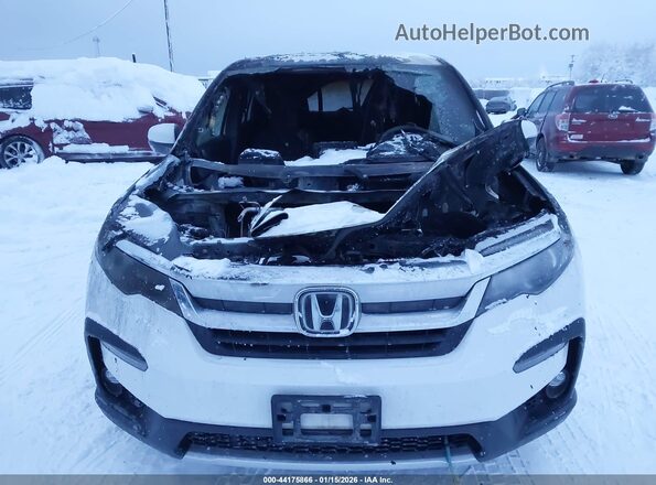 5FNYF6H57MB101256 2021 HONDA PILOT White Widok z przodu