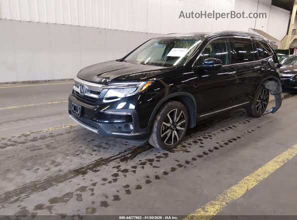 5FNYF6H68KB088393 2019 HONDA PILOT Черный Передняя левая четверть