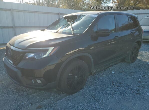 5FNYF7H20MB014651 2021 HONDA PASSPORT Black Przód lewy