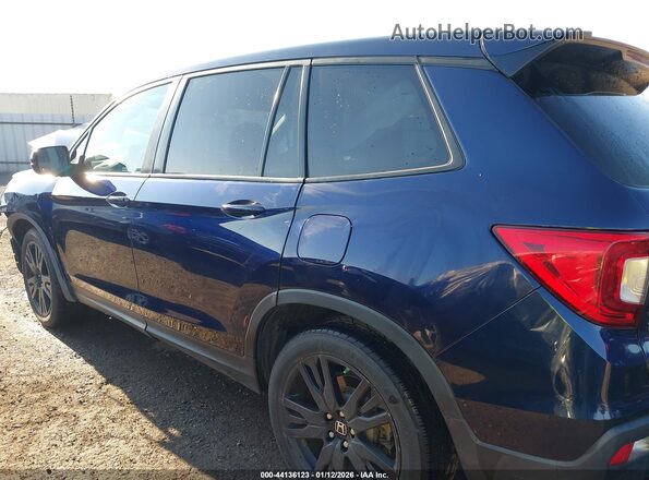 5FNYF7H26KB006843 2019 HONDA PASSPORT Dark Blue 
