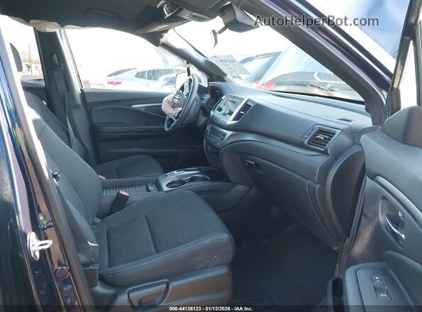 5FNYF7H26KB006843 2019 HONDA PASSPORT Dark Blue Вид салона спереди