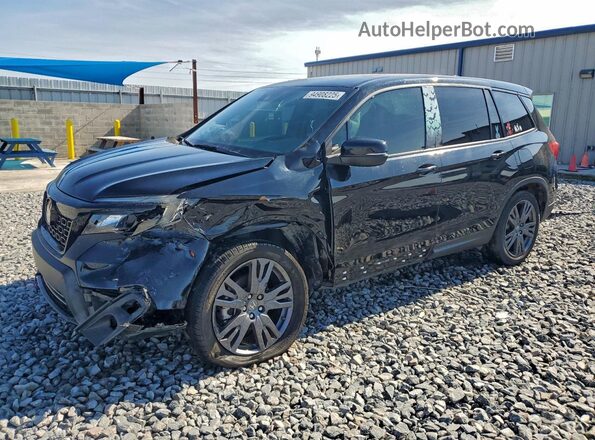 5FNYF7H50MB002008 2021 HONDA PASSPORT Черный Передняя левая четверть