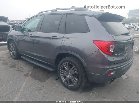 5FNYF7H53KB011041 2019 HONDA PASSPORT Серый Задняя левая четверть