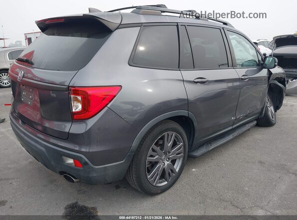 5FNYF7H53KB011041 2019 HONDA PASSPORT Серый Задняя правая четверть