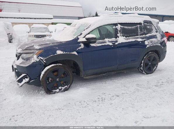 5FNYF8H08MB026437 2021 HONDA PASSPORT Blue Przód lewy