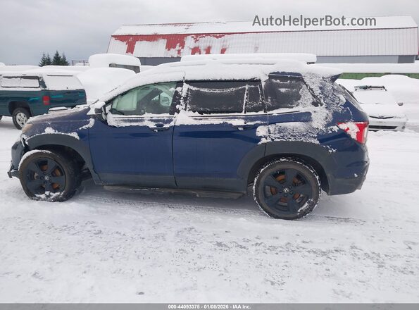 5FNYF8H08MB026437 2021 HONDA PASSPORT Blue Widok wnętrza 360 stopni