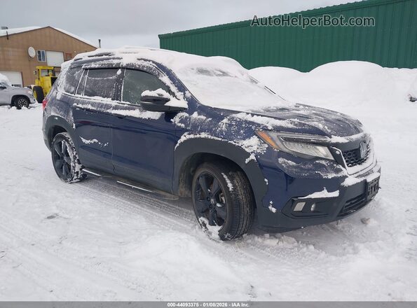 5FNYF8H08MB026437 2021 HONDA PASSPORT Blue Przód prawy