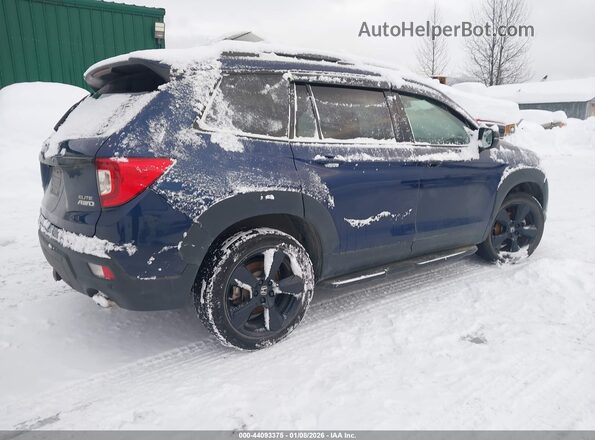 5FNYF8H08MB026437 2021 HONDA PASSPORT Blue Tył prawy