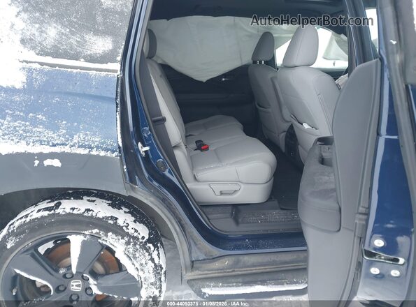5FNYF8H08MB026437 2021 HONDA PASSPORT Blue Widok naklejki z numerem VIN