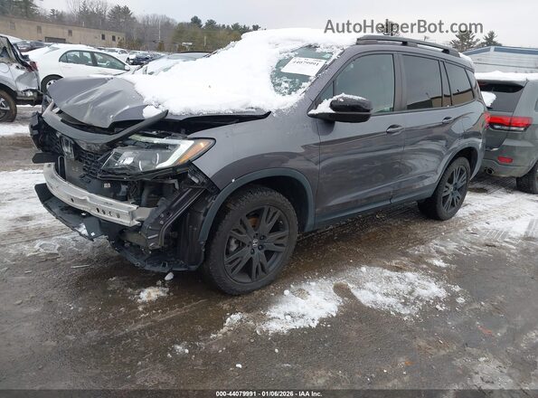 5FNYF8H26MB044131 2021 HONDA PASSPORT Серый Передняя левая четверть