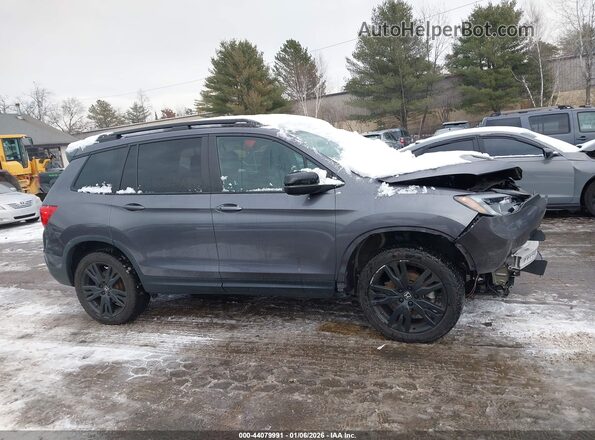 5FNYF8H26MB044131 2021 HONDA PASSPORT Серый Вид задней части салона