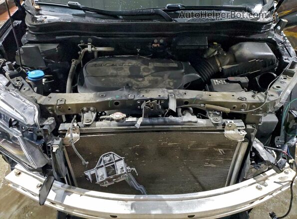 5FNYF8H2XKB000274 2019 HONDA PASSPORT Black Вид підкапотного простору