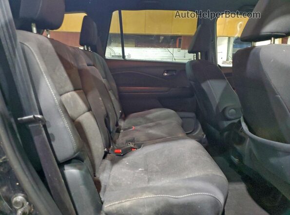 5FNYF8H2XKB000274 2019 HONDA PASSPORT Black Вид задньої частини салону
