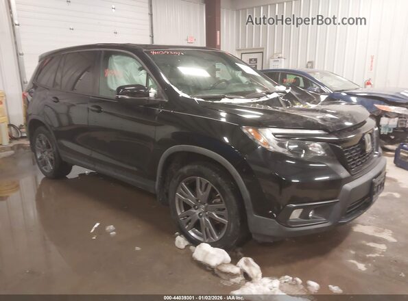 5FNYF8H50LB009156 2020 HONDA PASSPORT Черный Передняя правая четверть