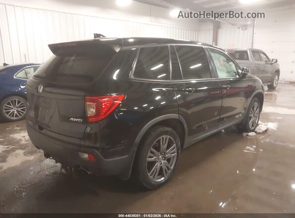 5FNYF8H50LB009156 2020 HONDA PASSPORT Черный Задняя правая четверть
