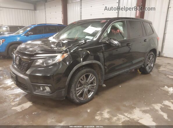 5FNYF8H50LB009156 2020 HONDA PASSPORT Черный Передняя левая четверть