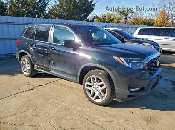 5FNYF8H50RB020960 2024 HONDA PASSPORT Черный Передняя правая четверть