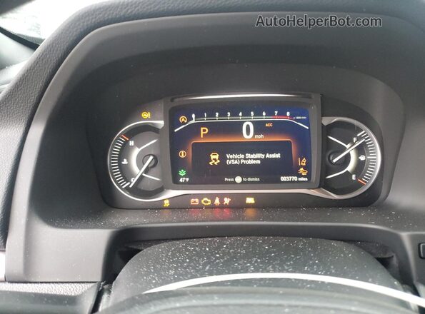 5FNYF8H52SB016480 2025 HONDA PASSPORT Серый Вид щитка приборов