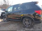 2022 Honda Passport Awd Ex-l Черный vin: 5FNYF8H53NB016850