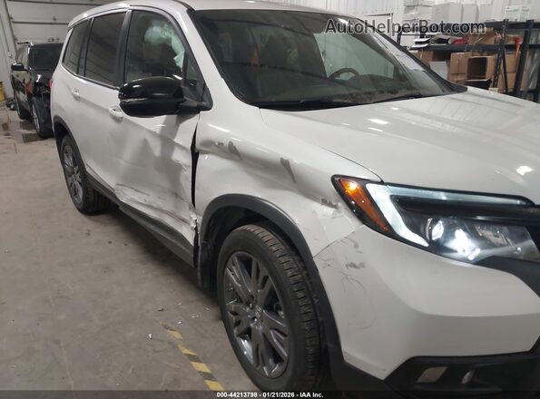 5FNYF8H54KB023205 2019 HONDA PASSPORT Белый Вид спереди