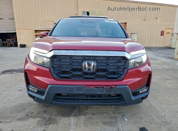 5FNYF8H54NB025010 2022 HONDA PASSPORT Темно-бордовый Вид спереди