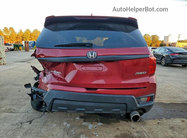 5FNYF8H54NB025010 2022 HONDA PASSPORT Темно-бордовый Вид сзади