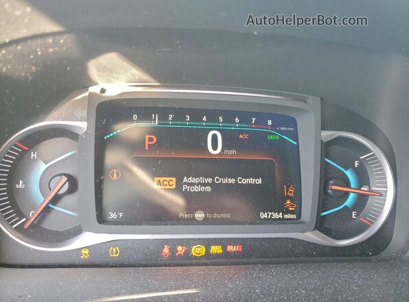 5FNYF8H55MB042316 2021 HONDA PASSPORT Charcoal Widok zestawu wskaźników